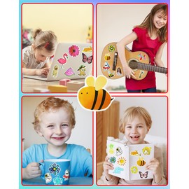 200Pcs Water Bottle Stickers for Kids, Cute Stickers for Water Bottles, Vinyl Waterproof Aesthetic Laptop Sticker Pack Classroom Prizes Skateboard for Kids Teens Girls Students