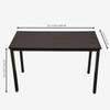 GL GLOBAL LIFE 55 inch Large Computer Desk Wood, Modern
