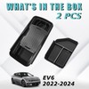 BestEvMod Armrest Organizer&Lower Center Console Compatible with 2025 2022-2024 Kia