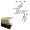 Door Weatherstrip, Kerf-Mounted, Foam Style, 82", Beige
