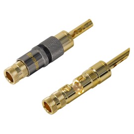 Rembus BS-216 High End Banana Plug Gold-Plated Tube Pack of 4