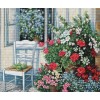 Luca-S Terrace with Flowers BU4017L Luca-S Counted Cross-Stitch Kit