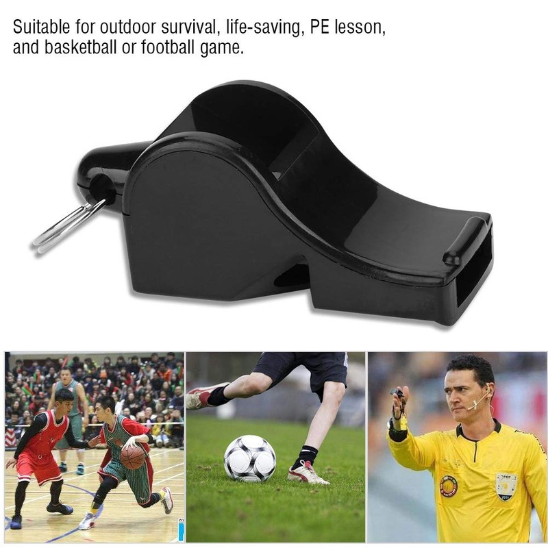 Alomejor Referee Whistle No Roll Ball Referee Whistle Loud Crisp