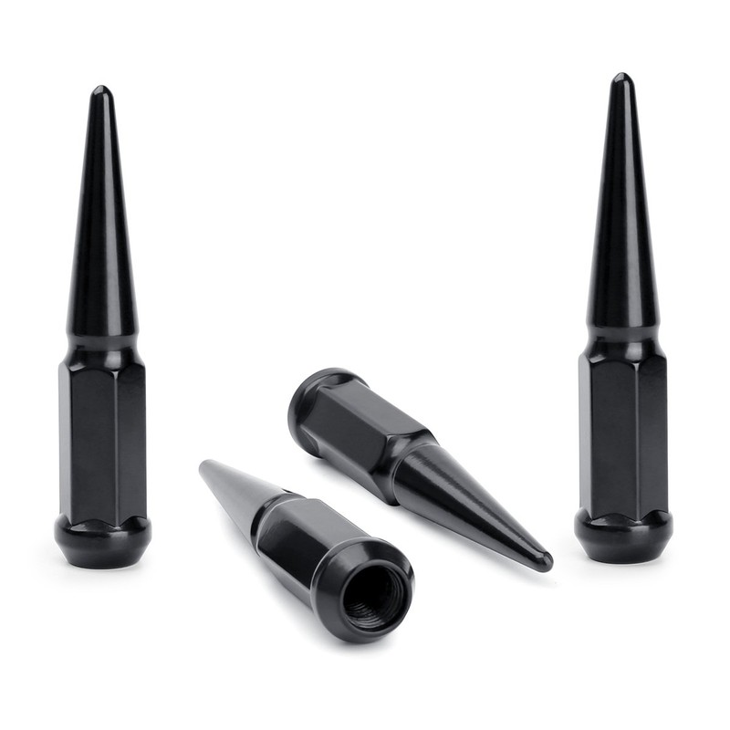 DYNOFIT 9/16-18 Wheel Spike Lug Nuts, 32x Chrome 9/16 inchx18