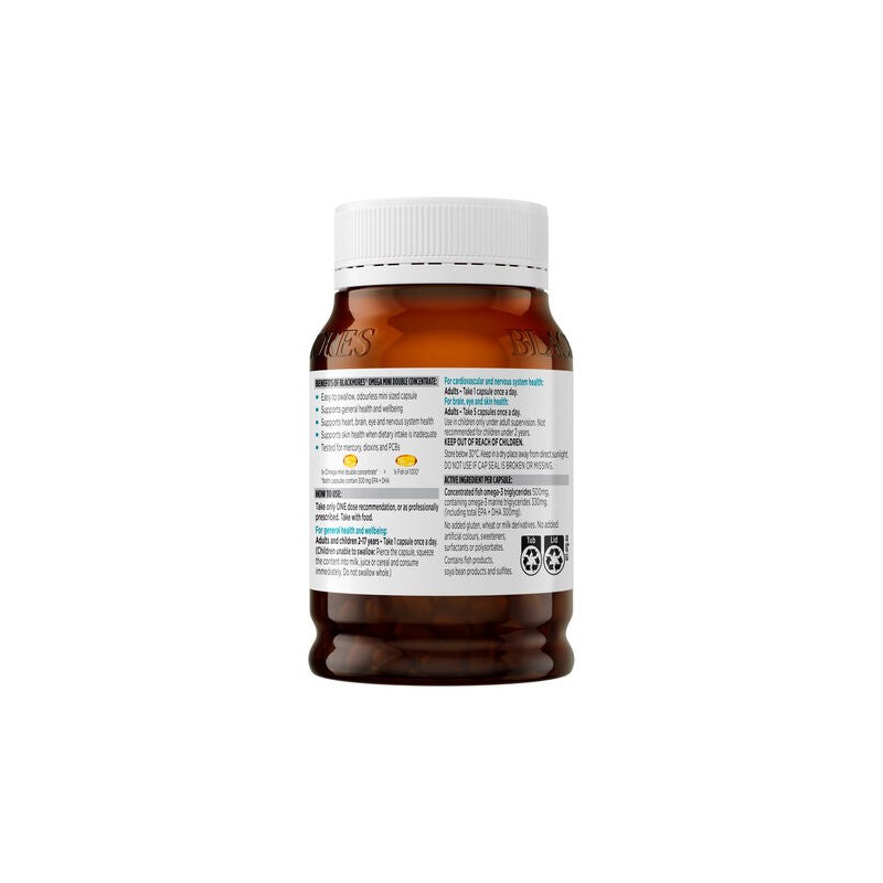 Blackmores Omega Mini Double Concentrate 400 Capsules