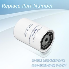 6Pcs 18-7866 Fuel Filter Fuel Water Separating Filter Compatible with Yamaha MAR-FUELF-IL-TR & MAR-10MEL-00-00, for Mallory 9-37807,for Sierra Marine 18-7866