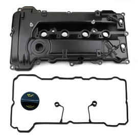MILIPARTS Upgread Aluminum Engine Valve Cover Compatible with 2017-2019 Hyundai Elantra Kona Kia Forte 2.0L L4 Replace 224102E700