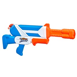 Nerf Super Soaker Twister Water Blaster, 2 Twisting Streams of Water, Pump to Fire, Outdoor Water-Blasting Fun for Kids Teens Adults