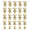 sourcing map 8mm Ball Head Stud Rivets Screw Back, 50Pack