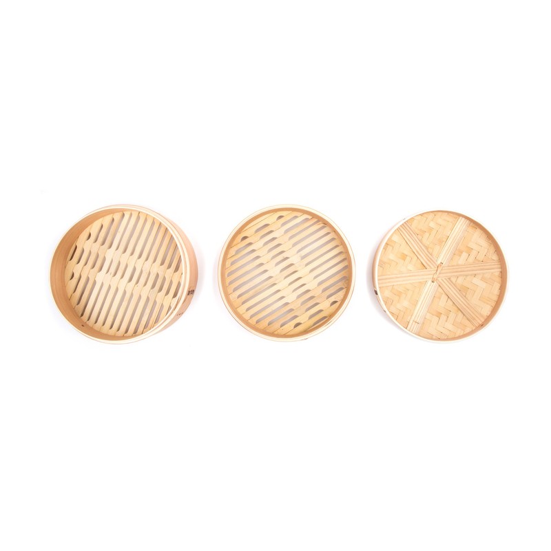 Fox Run Bamboo Steamer, Bamboo Steamer, Brown