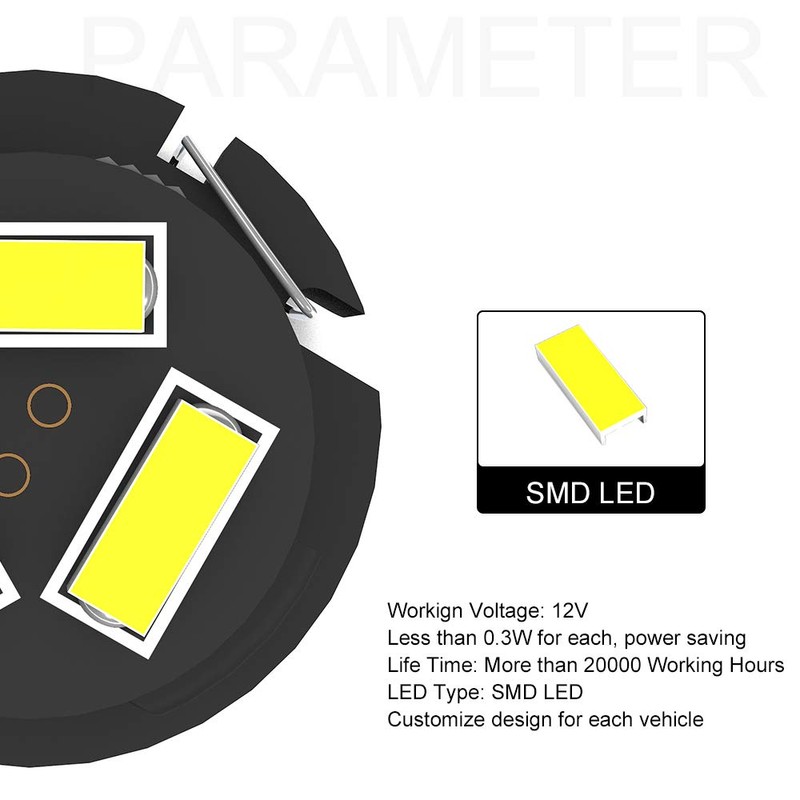 SMD AC Climate Heater Control LED Light Bulbs Kit Replacement