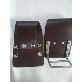 BBI Leather SCPH Scaffold Snips Cutter Pliers Holder For Tool Belt (BROWN)