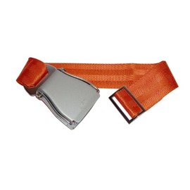 Honbeanify Skybelt Airplane Belt Silver/Orange Flying Belt Seat Belt, orange