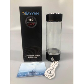 Hydrogen Water Bottle, Portable Hydrogen Water Bottle Generator and Well-Being, Refine Water in 3 Minutes, Convenient for The Workplace, Day Travel, and Drinking, Gift for Your Beloved. (Black)