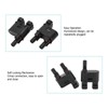 2PCS Solar PV Connector 2 to 1 Photovoltaic Crimp Connector