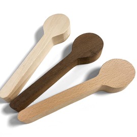 NILLOS Wood Carving Spoon Blank Set, 3 PCS Unfinished Wooden Spoon for Beginner Expert DIY Wood Craft (16x4 cm/6.29x1.57 in)