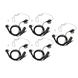 M Head Air Acoustic Tube Headset Compatible for Motorola CP200 GP2000 XU1100 PRO1150 MU12 5pcs