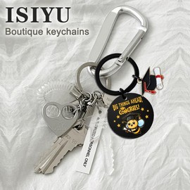 isiyu Graduation Keychain Class of 2025 Graduation Gifts Keychain Graduation Graduation Gift for Students, Friends, Family, Classmates, Graduation Party Favors, Inspirational Keepsake