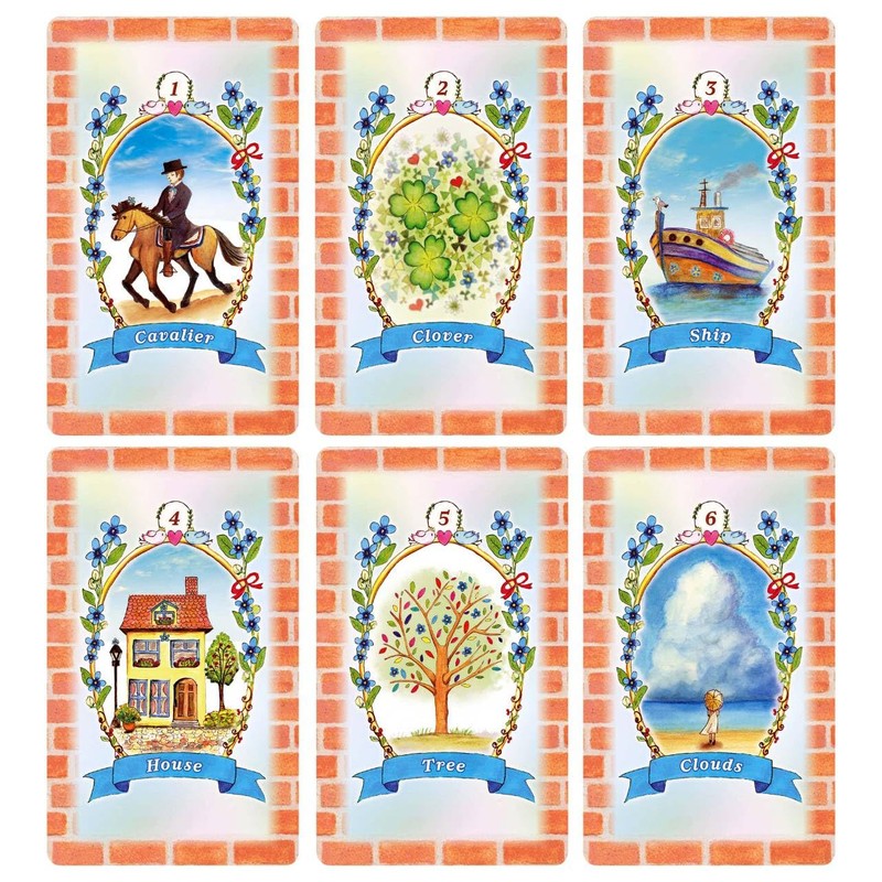 Blue Star Lenormand | Chacha Miko, 36 Cards, Simple Instruction