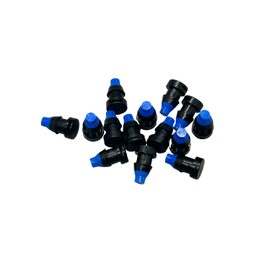 30 Pack Olson Irrigation Button Drip Emitter, 2.0 GPH Flow Rate, 11/32 inch Outlet, Pressure-Compensated, Drip Irrigation, Water Saving