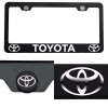 KA Laser Engraved Fit Toyota Mirror Matte Black License Plate