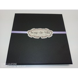 Soap de Villa Mini Goats Milk Soap x 4 gift pack, Australian Made, White or Black gift box
