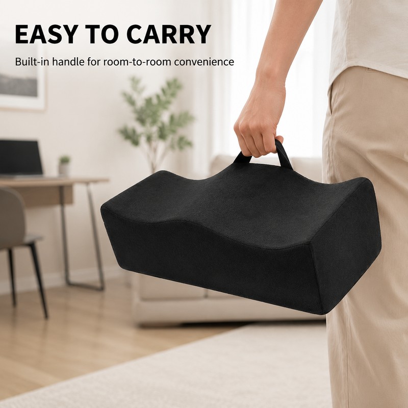 Contoured BBL Seat Cushion with High-Elastic Sponge and Anti-Slip Bottom