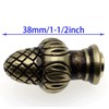 OZXNO 1pcs Solid Lamp Finial Brass Lamp Finial Cap Knob