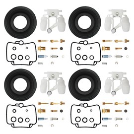 4-Pack Carburetor Carb Rebuild Repair Kits Set Replacement for Suzuki Bandit 1200 GSF1200S GSXR1100 GSXR600W GSXR750 Katana 750 1100
