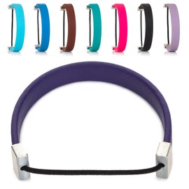 SnappBandZ ANXIETY BRACELET for All-Day Stress Relief and Positive Mental Focus; Purple X-Small