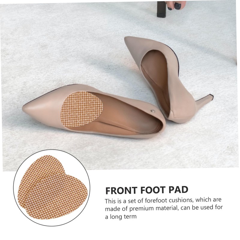 Baluue 2sets Forefoot Metatarsal Pads Toe Pads for Shoes Foot