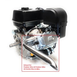 Header Exhaust Pipe for mini bikes/Mini Chopper Bike for Predator 301cc & 420cc, GX240, GX270, GX390