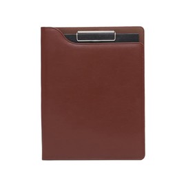 Costowns ct-61 Bi-Fold Binder, Clipboard, A4, Clip File, Thick, Hand, PU Leather, Document Contract Folder, Holds 100 Sheets of A4 Document Paper, Includes Pen Holder, Multiple Size Pockets, Business