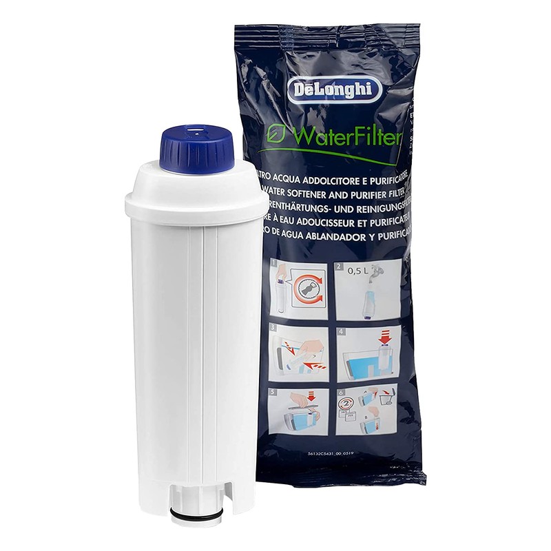 2-pack DeLonghi water filter for coffee machines suitable for ECAM,