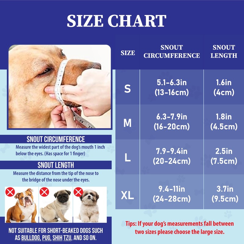Evollax Dog Muzzle for Small Dogs – Soft Air Mesh