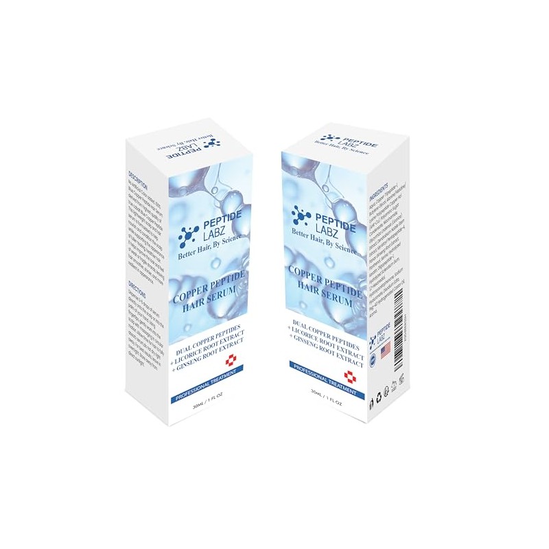 PeptideLabz Sérum Capilar Con Péptidos De Cobre Para El Crecimiento