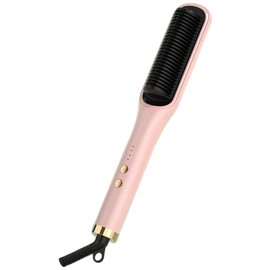 Hair Straightener Comb Intelligent Thermostat Negative Ion Dual Use Hair Straightening Brush Curling Iron