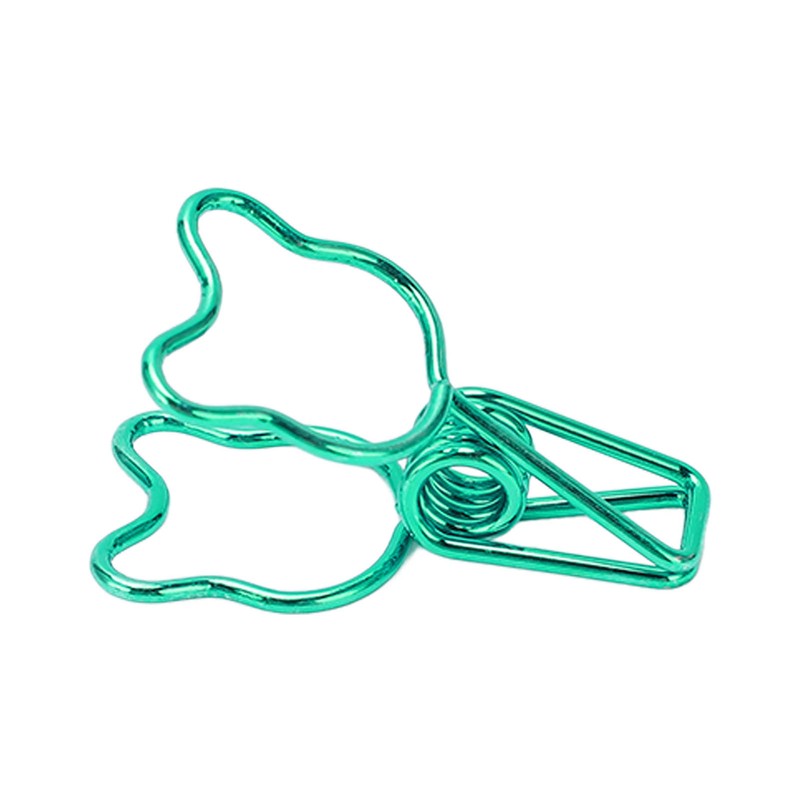 100pcs Small Binder Clips Multipurpose Innovative Little Bear Shape Strong