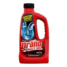 Drano Max Gel Destapacaos Lquido para Limpieza de Tuberas del Lavabo o de la Regadera, 946 ml                                                         