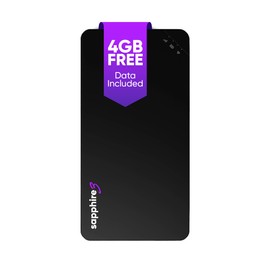 Sapphire 3 Mobile Hotspot, Portable WiFi Hotspot for Travel in 130+ Countries, Supports 300 Mobile Networks, Preloaded 4GB Free Global Data, 18-Hour Battery Life