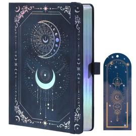 TIEFOSSI Bullet Dot Journal, 160 to 190 Numbered Pages, Diary for Work and Sketching, A5 Hardcover Leather Journal for Writing for Women and Men