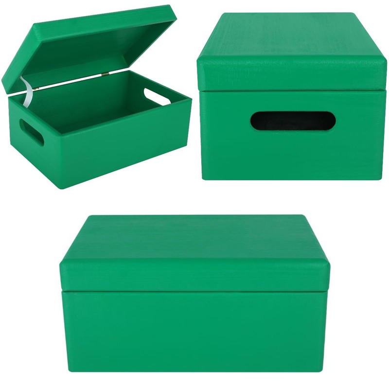 Creative Deco Large Wooden Box, 30 x 20 x 14