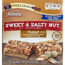 MILLVILLE Trail Mix Granola Bars (6 count) (Sweet & Salty Nut)