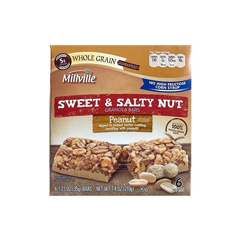 MILLVILLE Trail Mix Granola Bars (6 count) (Sweet & Salty