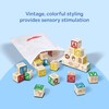 Melissa & Doug Deluxe Wooden ABC/123, 50-Piece Set of Classic