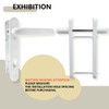 Bwintech UPVC Door Handle, White, 92mm Backset, 122mm Screw Spacing,