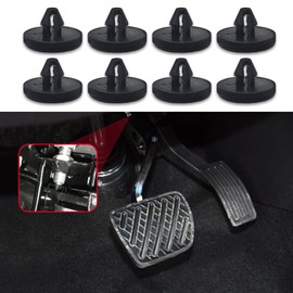 Tecledsn 8PCS Brake Switch Stopper, Brake Pedal Stop Pad, Auto Brake Light Switch Stopper Pad, 90541-06036 Automotive Clutch Pedal Stopper Compatible with Cars, Trucks, SUVS (8PCS)