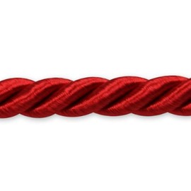 Expo International 20-Yard Rebekah Twisted Cord Trim, 1/4-Inch, Red