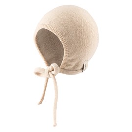 Sterntaler Knitted Hat with Effect Yarn – Girls' Hat with Great Knitting Pattern, Ecru 1