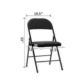 bricia 6 PCS Pink Stretch Spandex Folding Chair Slipcovers, Dining Room Chair Covers Stretch Chair Slipcovers Protector for Wedding, Banquet, and Party